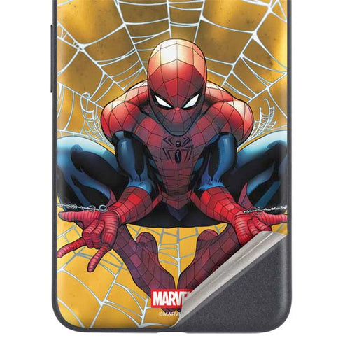 Marvel Spiderman Web Shooting Google Pixel 4a 5G Skin